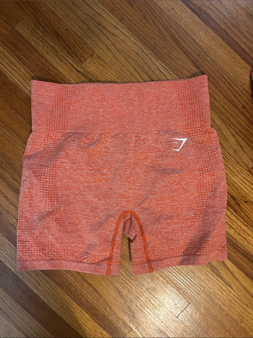 Gymshark Women's Seamless High-Waist Bike Shorts - Coral Orange